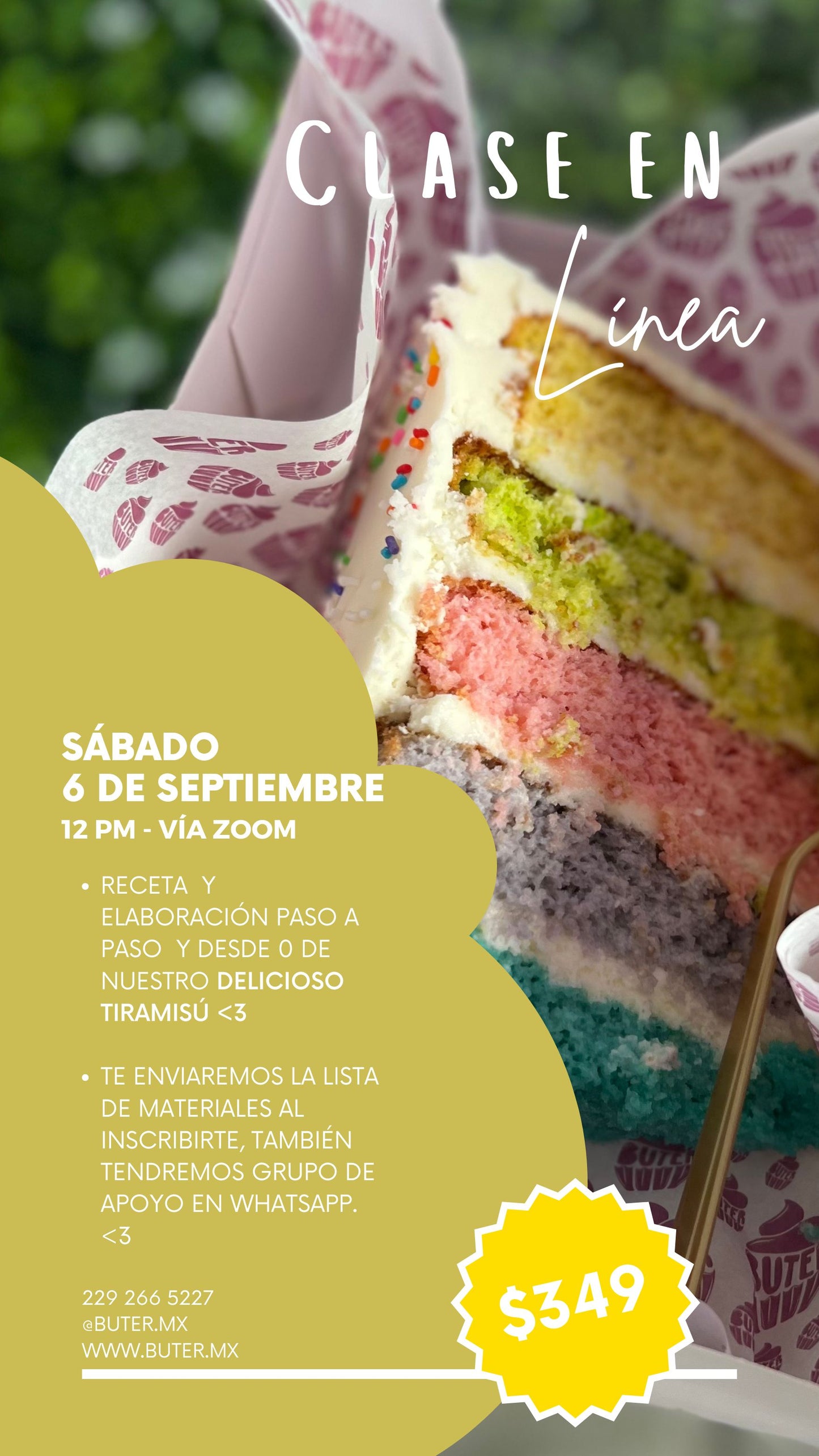 CLASE "PASTEL ARCOÍRIS" <3