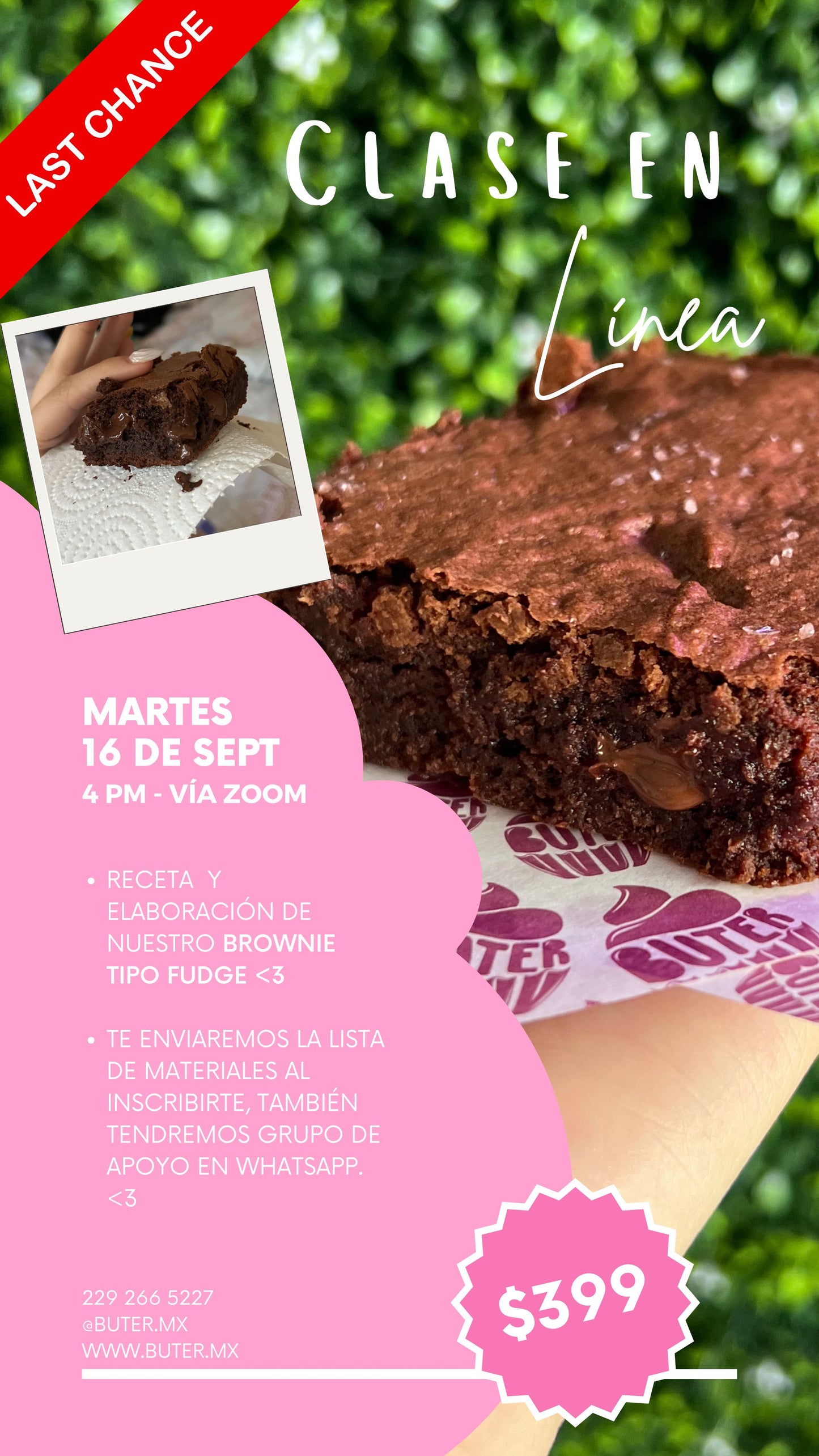 CLASE DE BROWNIES <3