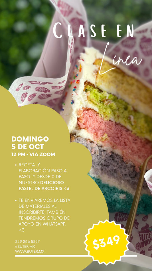 CLASE "PASTEL ARCOÍRIS" <3
