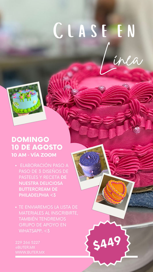 CLASE DE DECORACIÓN DE PASTELES <3