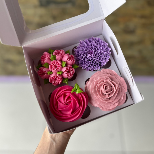 CUPCAKES DE FLORES DE BETÚN
