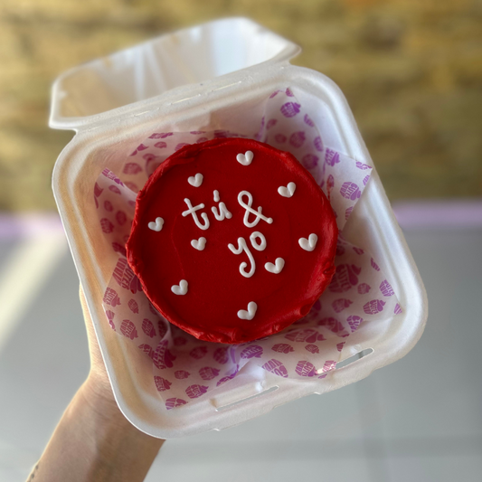 LUNCHBOX - Rojo con texto